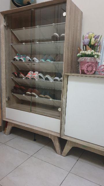 Sr 2218 Graver Agusto Rak Sepatu Lemari Sepatu Minimalis