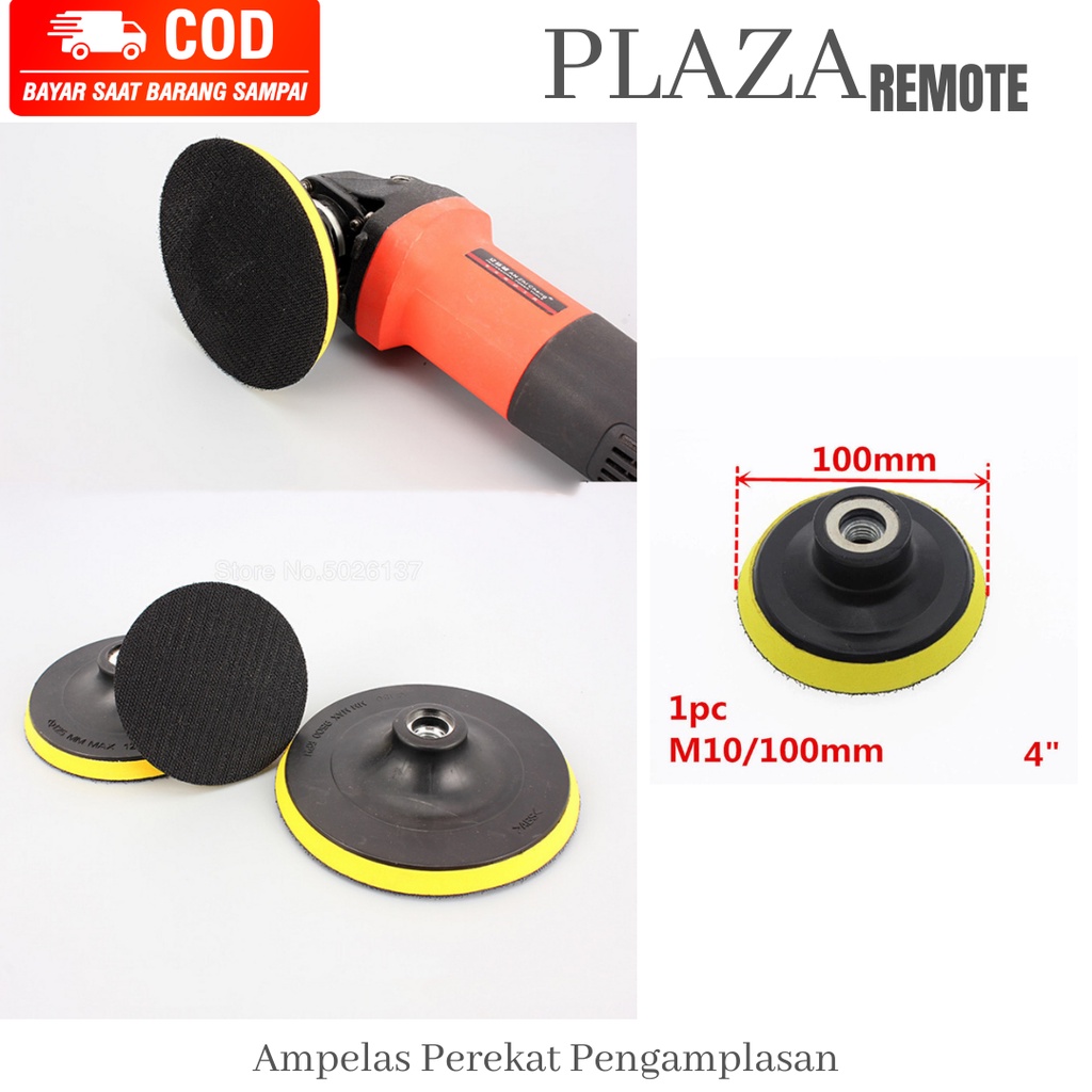 Tatakan Amplas PIRING AMPLAS 4 INCH / TATAKAN PIRING AMPLAS / TATAKAN PIRING AMPLAS BULAT Bulat Gerinda Tangan 4&quot; inch