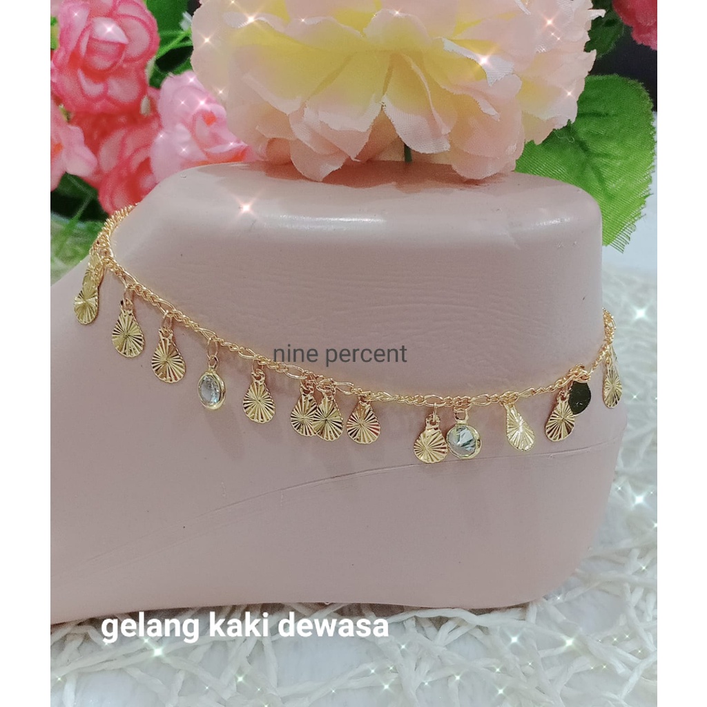 gelang kaki FASHION wanita cantik / gelang kaki rante wanita