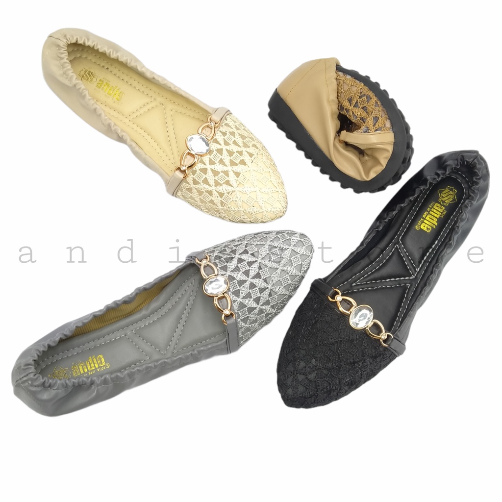 Sepatu Wanita Flat shoes Permata Andis SR 03