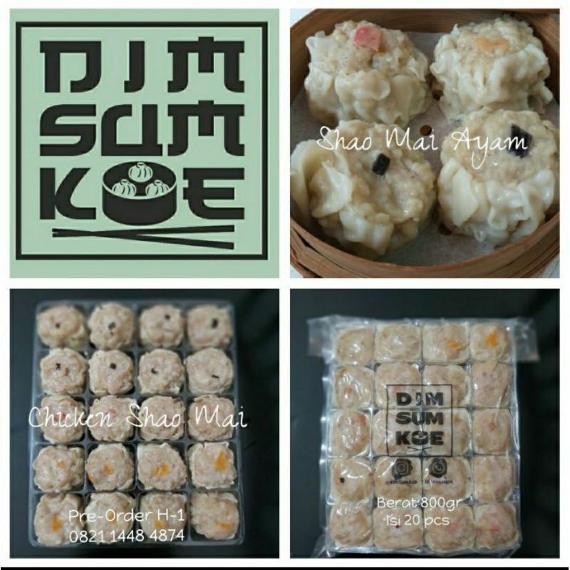 

Shao Mai Ayam Frozen Pack. 800gr. Isi 20 pcs