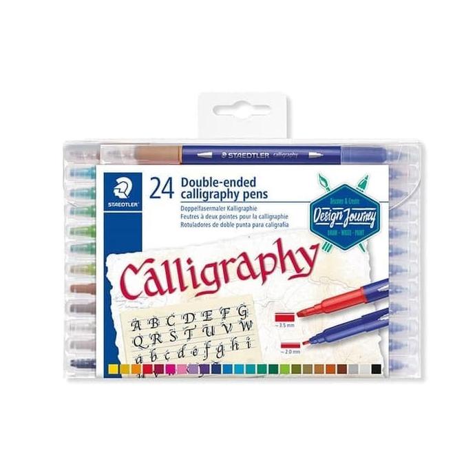 

[[COD]] Staedtler Double-Ended Calligraphy Pens - 24pcs EKSLUSIF Kode 532