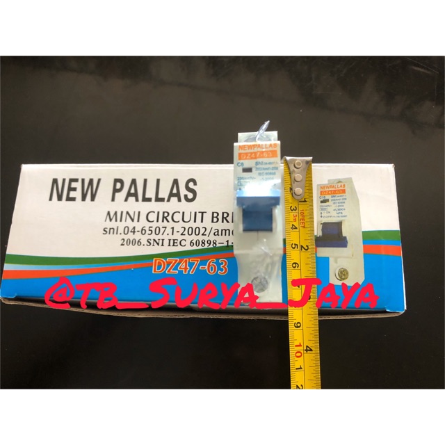 MINIATURE CIRCUIT BREAKER (MCB) 6 AMPERE NEW PALLAS