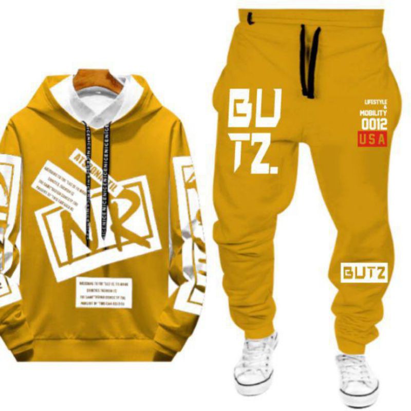 SETELAN NR // SWEATER + CELANA PRIA