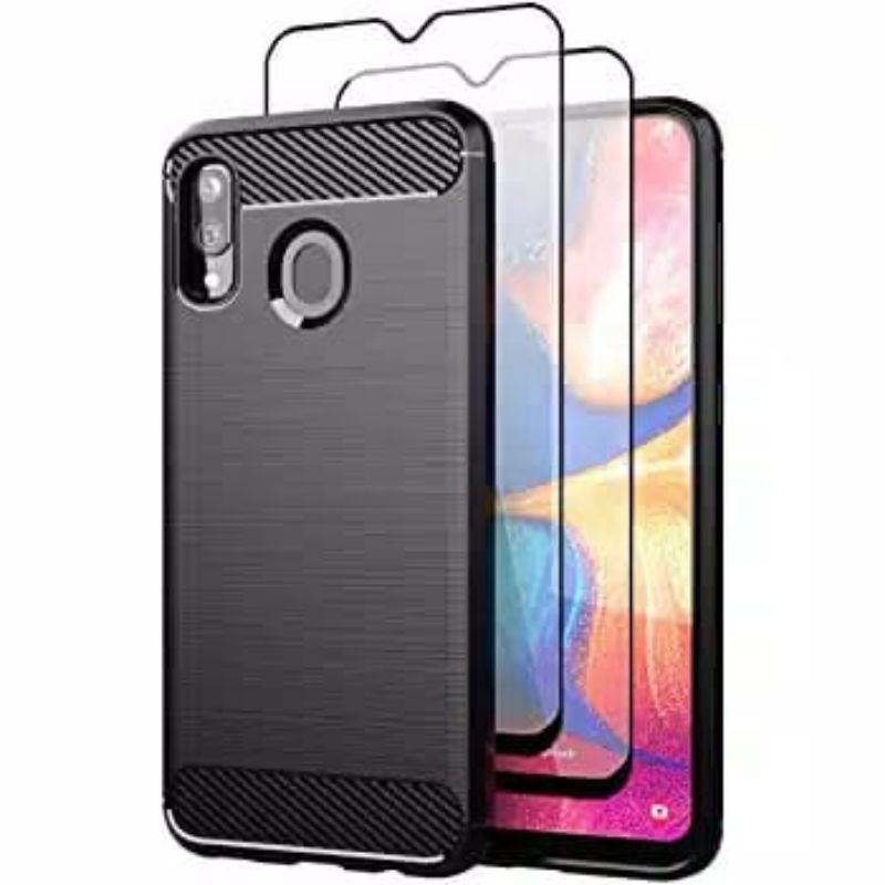 Case ipaky Carbon Samsung A10/A10S/A11/A12/A20/A20S/A21S/A30/A30S/A31/A50/A50S/A51/M10/M11/M20/M30s
