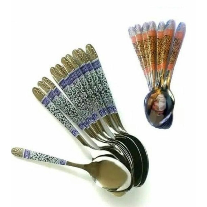 sendok set batik 1 lusin