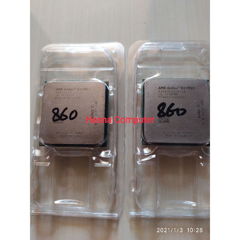 Prosesor AMD FM2+ Athlon X4-860K 3.7GHZ - 4.0GHz X4 860K Khusus Board FM2+