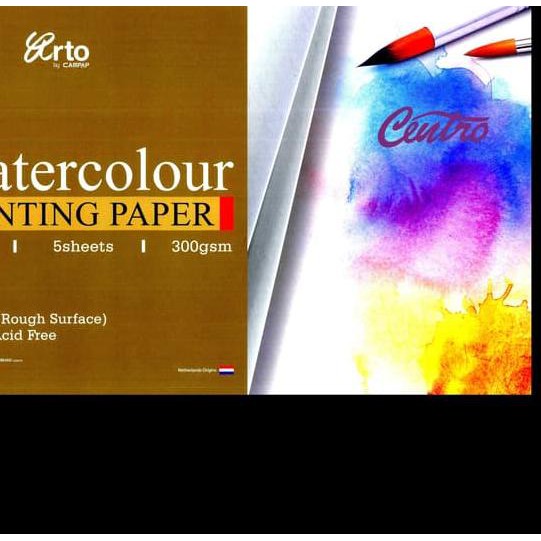 

☚ Arto Watercolour A2 Painting Paper 300Gsm Kertas Cat Air 100% Cotton ✰