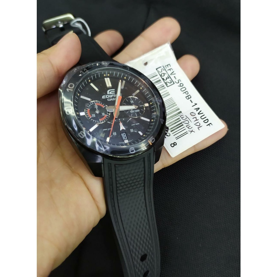 Jam Tangan Pria Casio EDIFICE EFV-590PB-1AVUDF Original