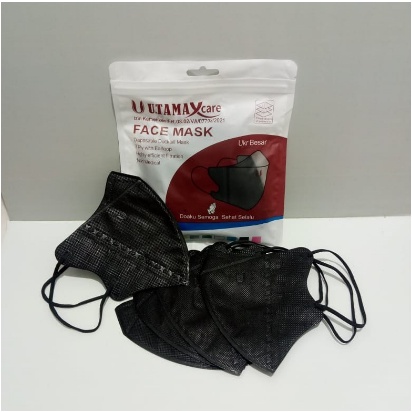 Masker Duckbill Utama U 3ply Face Mask 1 Zip 10 Pcs