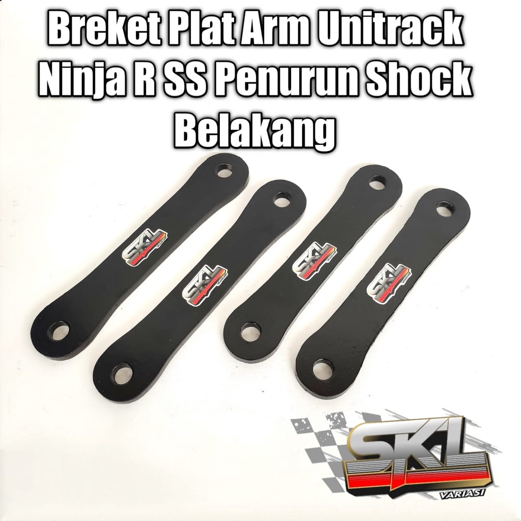 Lowering Kit Ninja R SS Pemendek Monoshock Breket Plat Arm Unitrak Unitrack Ninja R SS Penurun Shok Belakang