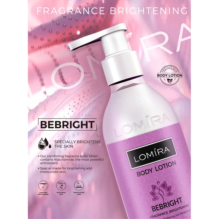 LOMIRA Body Lotion Brightening &amp; Moisturizing BPOM NA11210100245