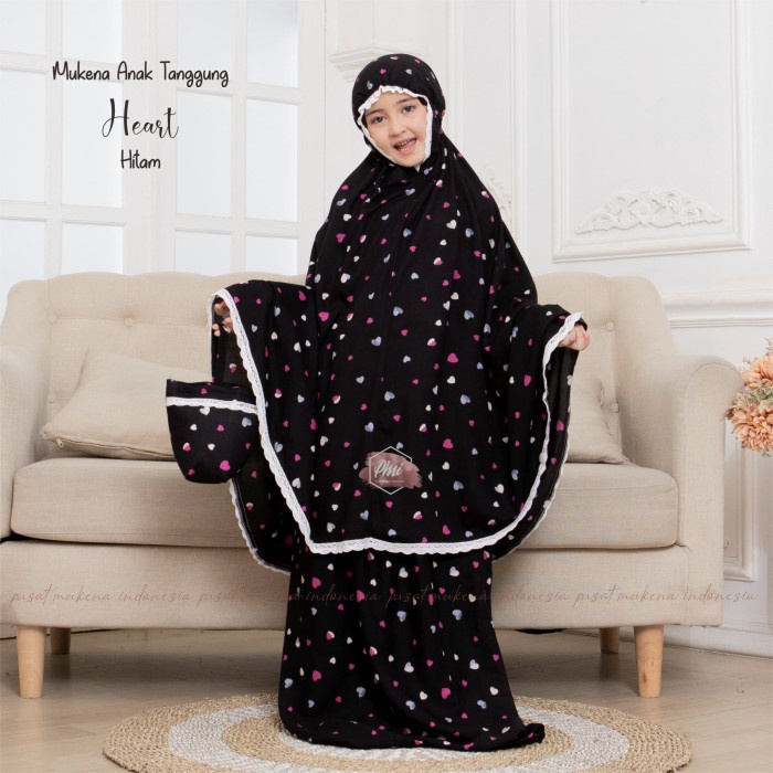 Mukena Anak Kekinian Mewah Bali Lucu Import Tavel X3F3 Kartun Nyaman Tanggung Traveling Mini Keren T