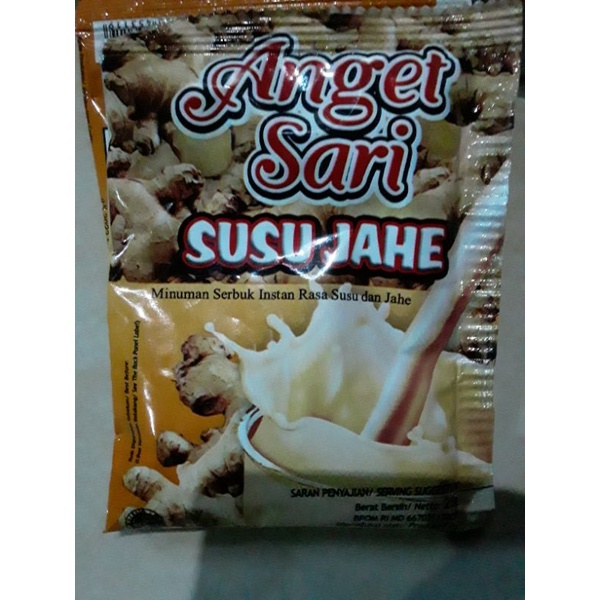 

Anget Sari jahe susu kemasan saset isi 10