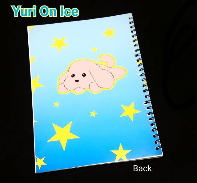 Buku catatan large sketchbook yuri on ice tebal yuri victor anime diary b5 notes memo besar