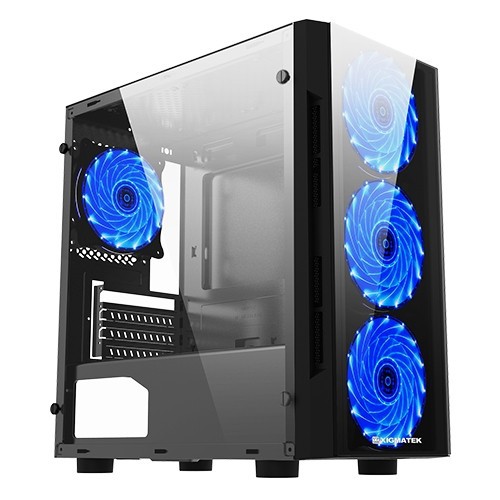 Casing Xigmatek Scorpio II - Tempered Glass m-ATX Gaming Case