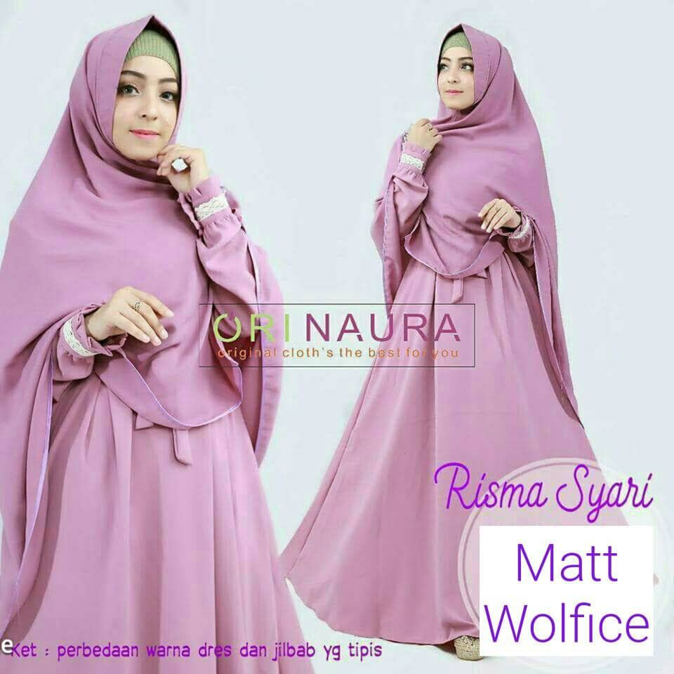 Gamis Syari / Grosir Pakaian hijab syari : Risma Syari