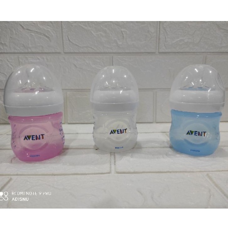 Philips Avent Botol Susu Bayi Bottle Natural Wide Neck 0 Bulan Ukuran SCF690/23 125 ml