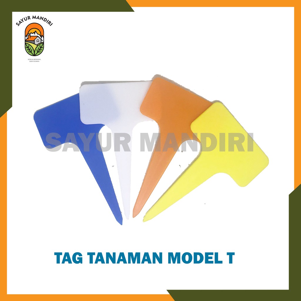 

Plant Label 5,8 x 10 cm /Penanda / Label/ Tag Tanaman model T