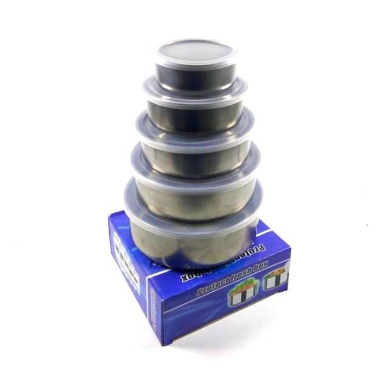 bestpromo rantang stainless steel susun 5 / rantang susun / rantang susun 5