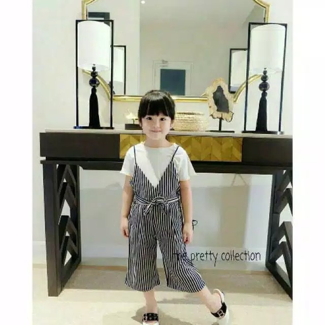 VISION ONLINE - SETELAN JUMPSUIT ANAK PEREMPUAN  SALUR KID / SETELAN ANAK PEREMPUAN 1 2 TAHUN MURAH