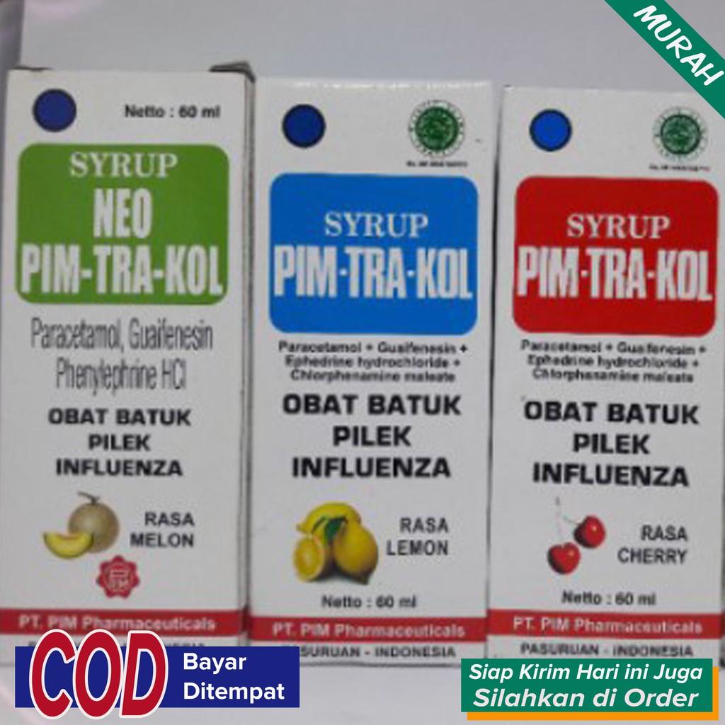 

Obat Flu Batuk Pilek ANAK Demam Mriyang Bersin2 Hidung Tersumbat Mbeler ~ Pimtracol Sirup 60ml