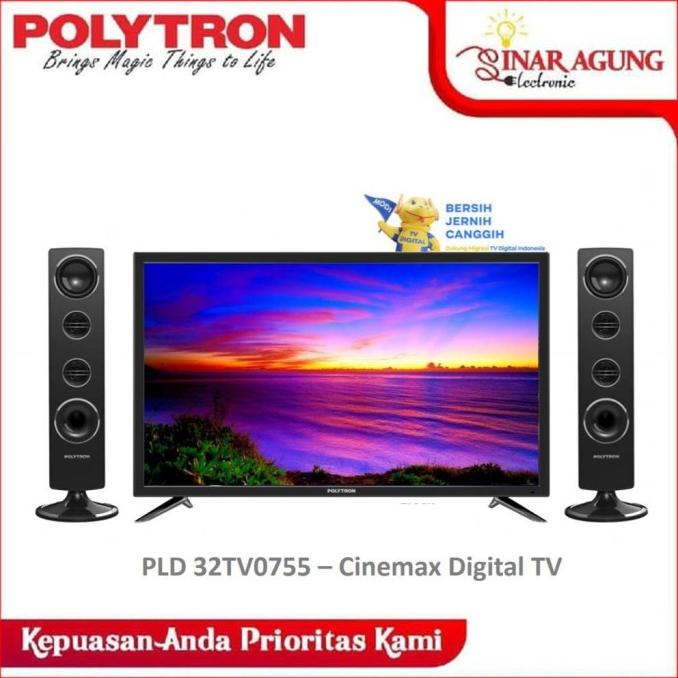 POLYTRON LED TV 32TV0755 PLD 32TV0755 [32Inch] Cinemax Digital