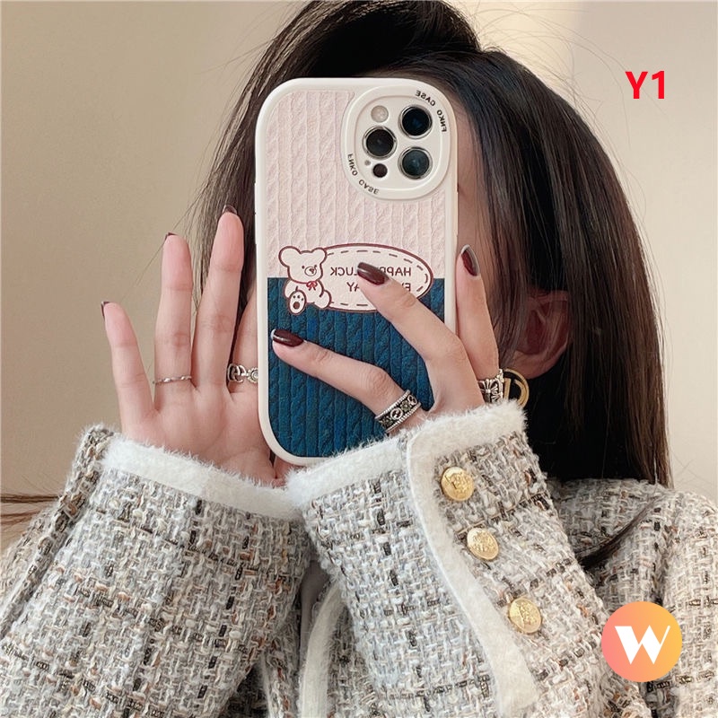 Casing TPU Xiaomi Redmi 9T 9A 10 9 10C 9C NFC Redmi Note 11 11Pro 10 8 9 9s 10s 11s 9pro 10pro Max POCO M3 X3 Pro NFC Motif Kartun Beruang