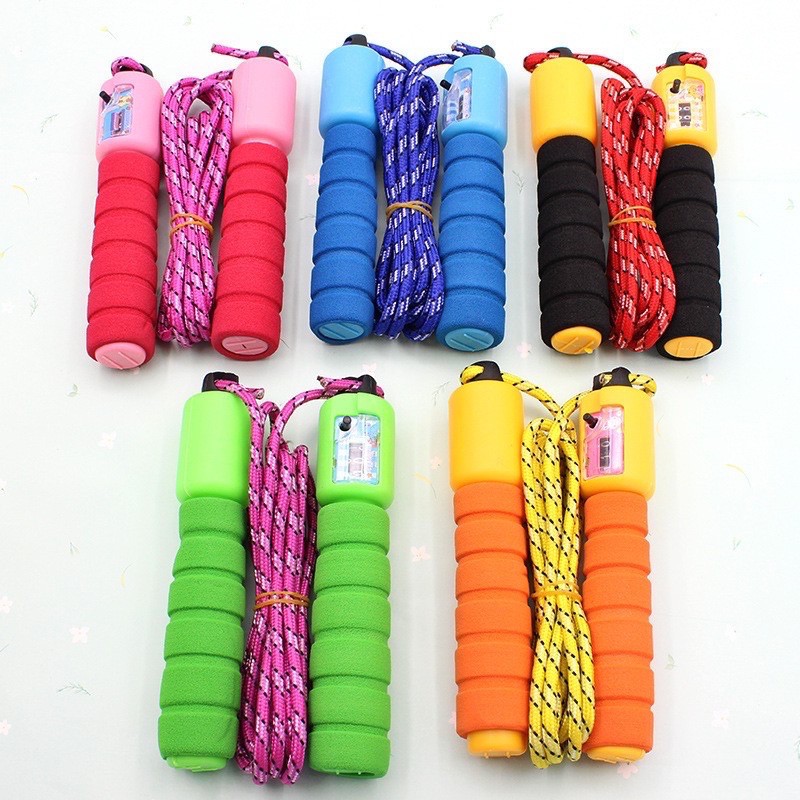 AGB - ATSL29 Tali Skipping Dengan Penghitung / Jump Rope Olahraga Lompat Tali Import-2