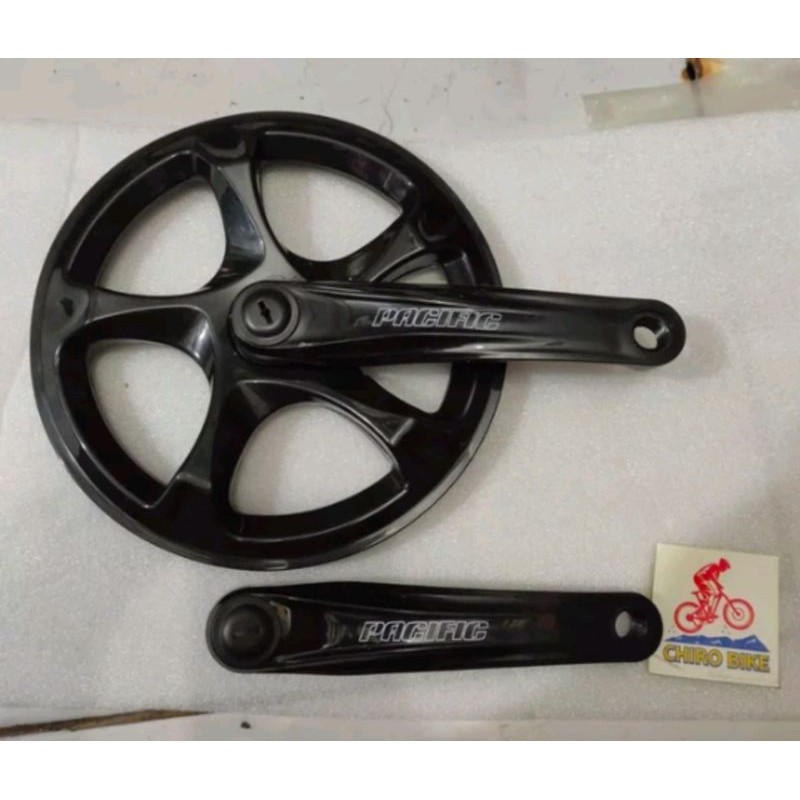 gir depan crank sepeda lipat fixie single 52T pacific