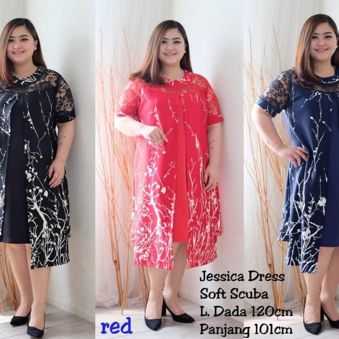 Super Dress Xxl, Dress Pesta Xxl, Dress Jumbo Sale