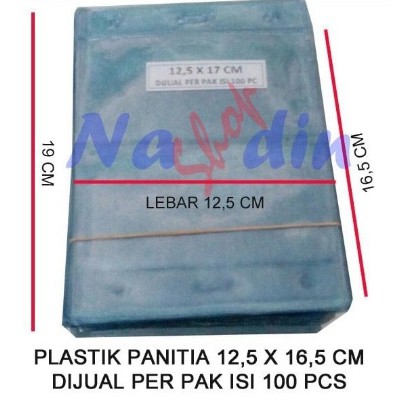 

Plastik Panitia 12,5 x 16.5 cm (1 pak isi 100 pcs)