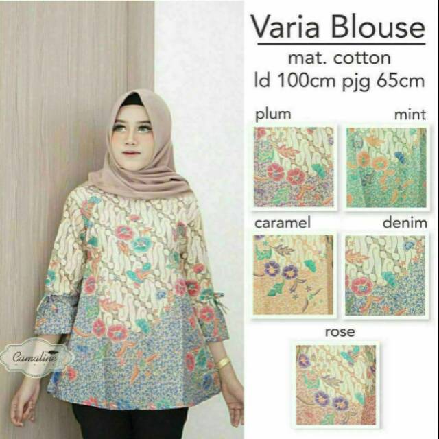 VARIA BLOUSE BATIK PEKALONGAN - viorano