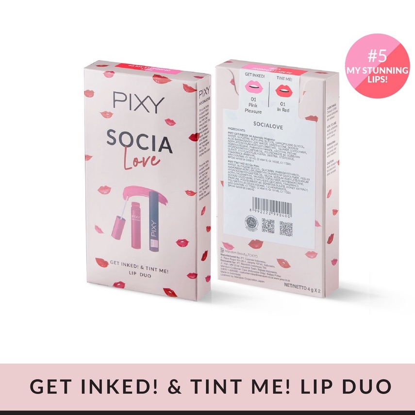 PIXY SOCIALOVE LIP DUO