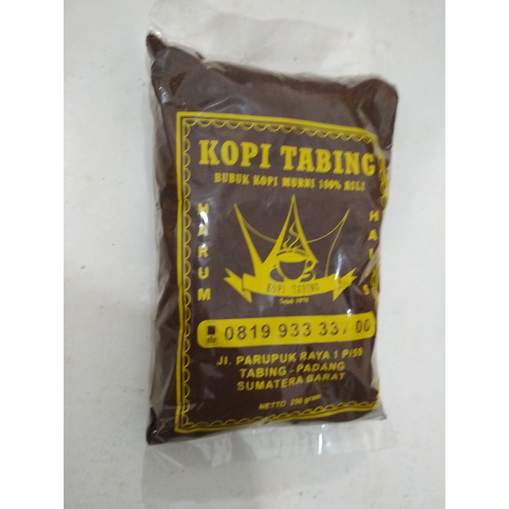 

Kopi Tabing 250 gram - Asli Padang