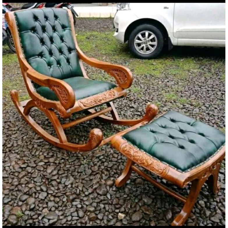 kursi goyang/kursi malas jati jepara