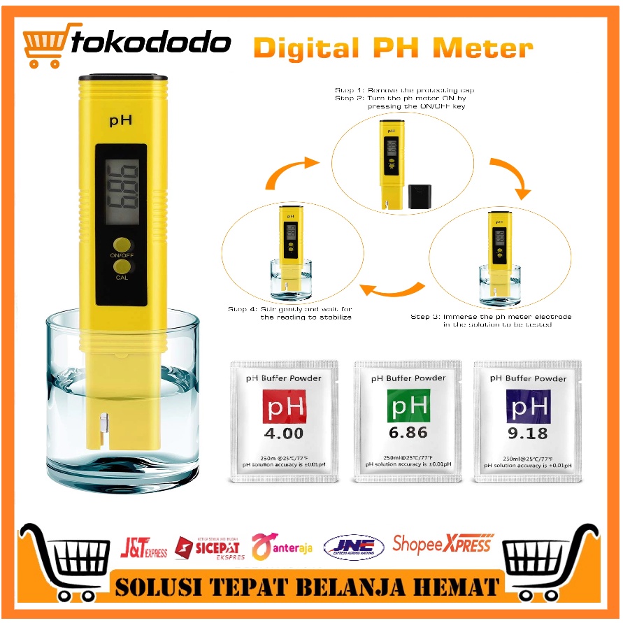 Jual Alat Ukur Air Hidroponik pH Meter ATC Pen Type PH02 DaN PH09 Shopee Indonesia