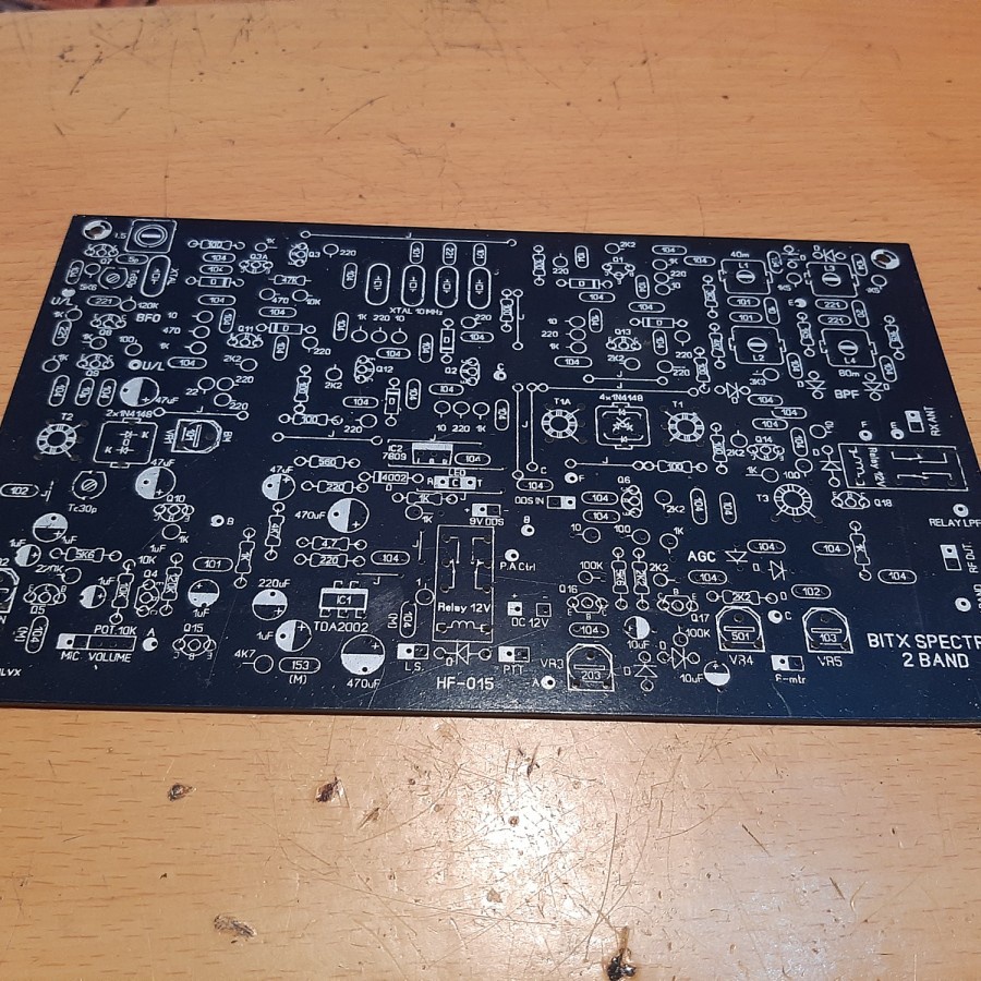 PCB BITX SSB SPECTRA EXCITER 2 Band and PCB Linear (2 pcs)