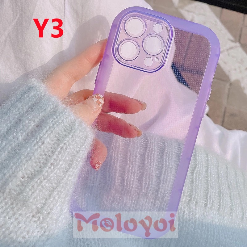 Soft Case TPU Warna Permen Polos Tahan Debu Untuk IPhone 12 11 Pro Max X XR Xs Max