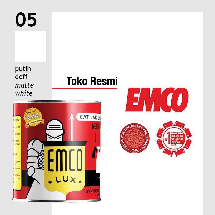 

Emco Lux Cat Kayu & Besi 1kg - Putih Doff