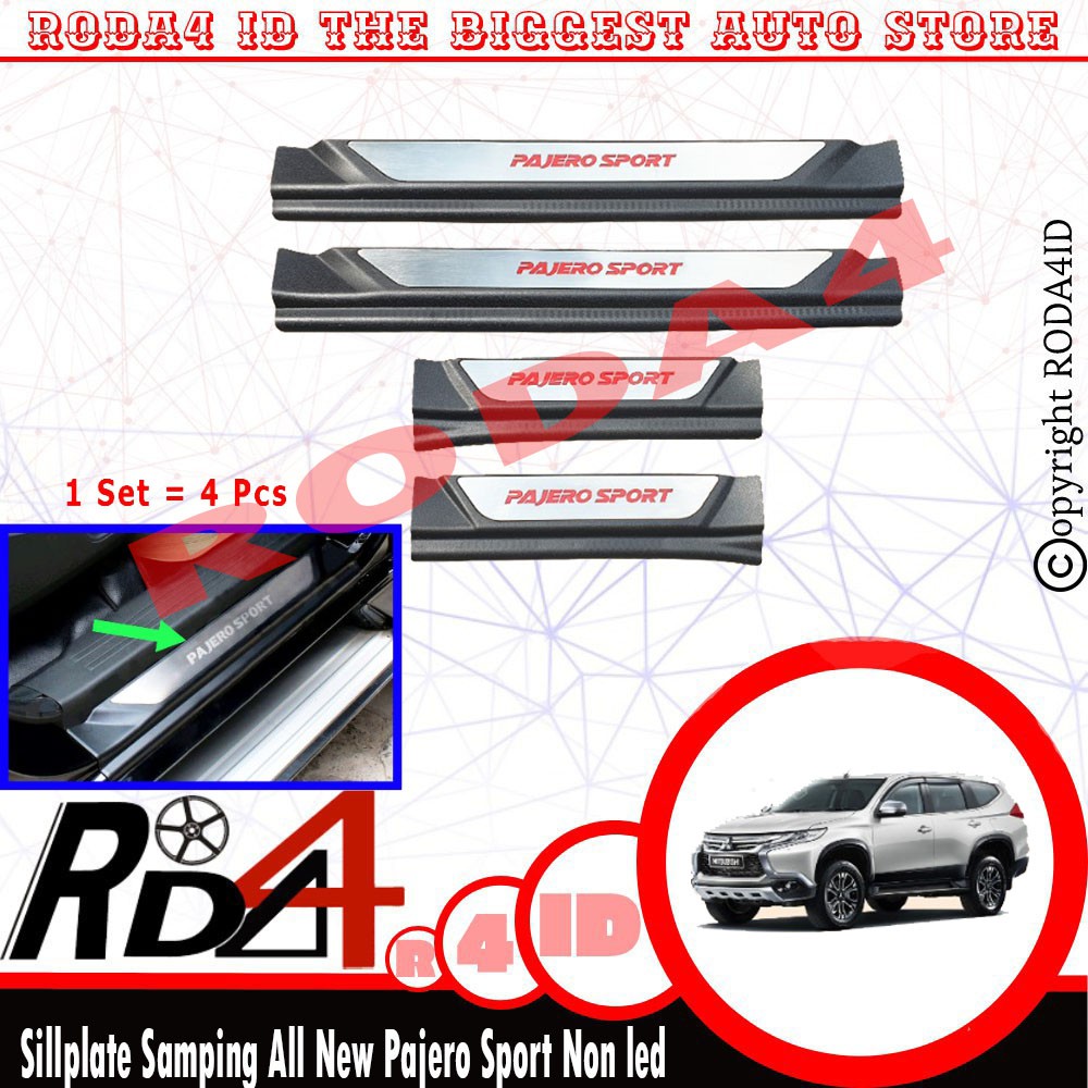 Sillplate Samping All New PAJERO SPORT ORIGINAL Non LED
