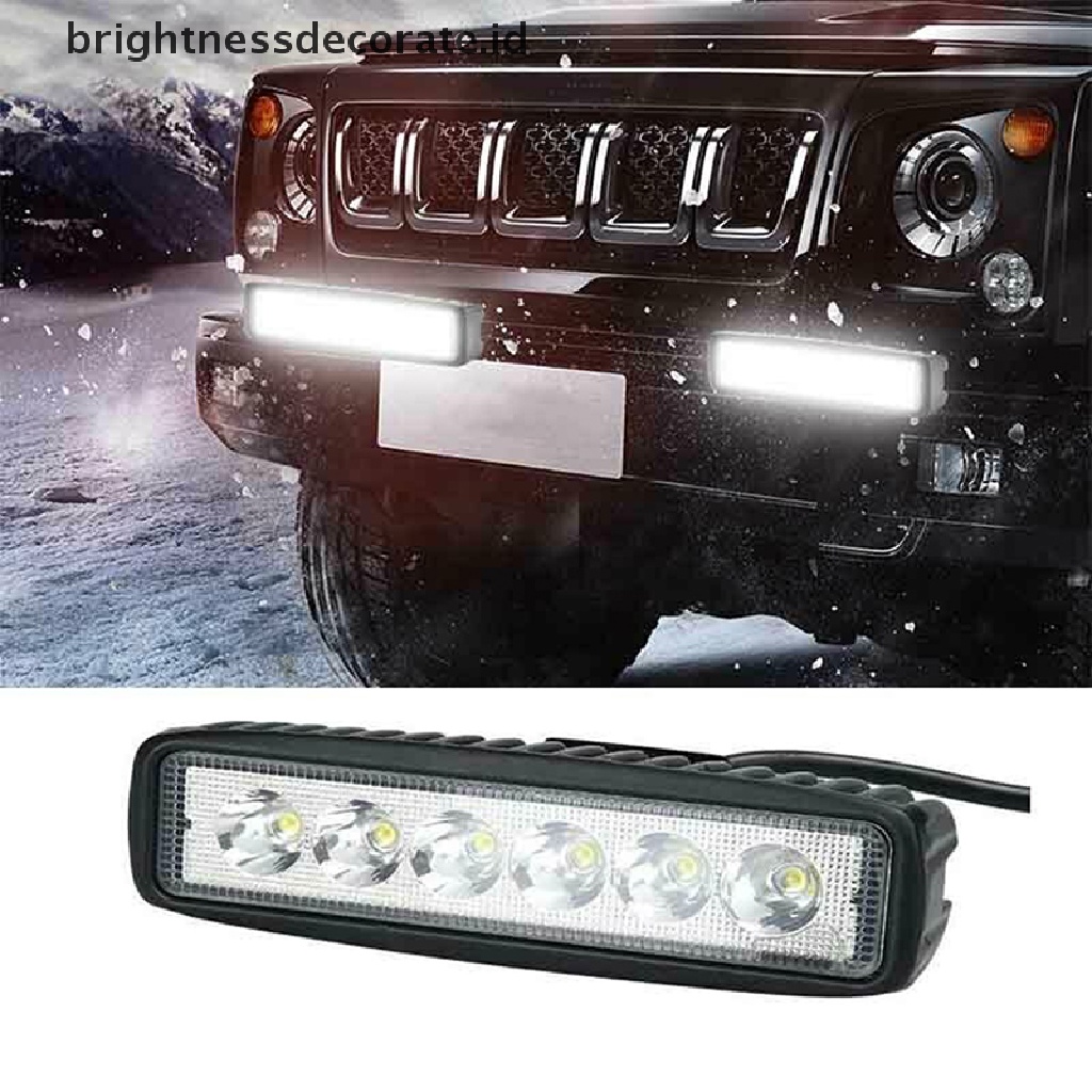 Lampu Sorot Led 18w 6 &quot;Untuk Mobil Suv Truk Offroad 4wd Ute