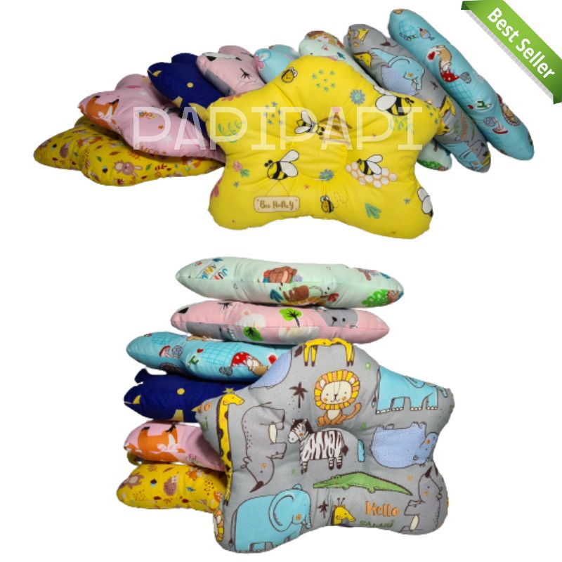 BANTAL BABY NEWBORN MODEL BINTANG/ BANTAL PEYANG BABY MODEL BINTANG