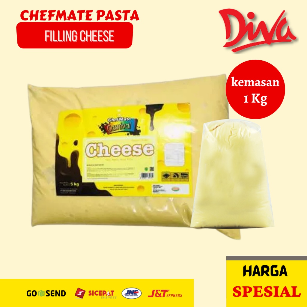 

Chefmate Filling Keju 1 kg | Isian Cheese Selai pasta chefmate