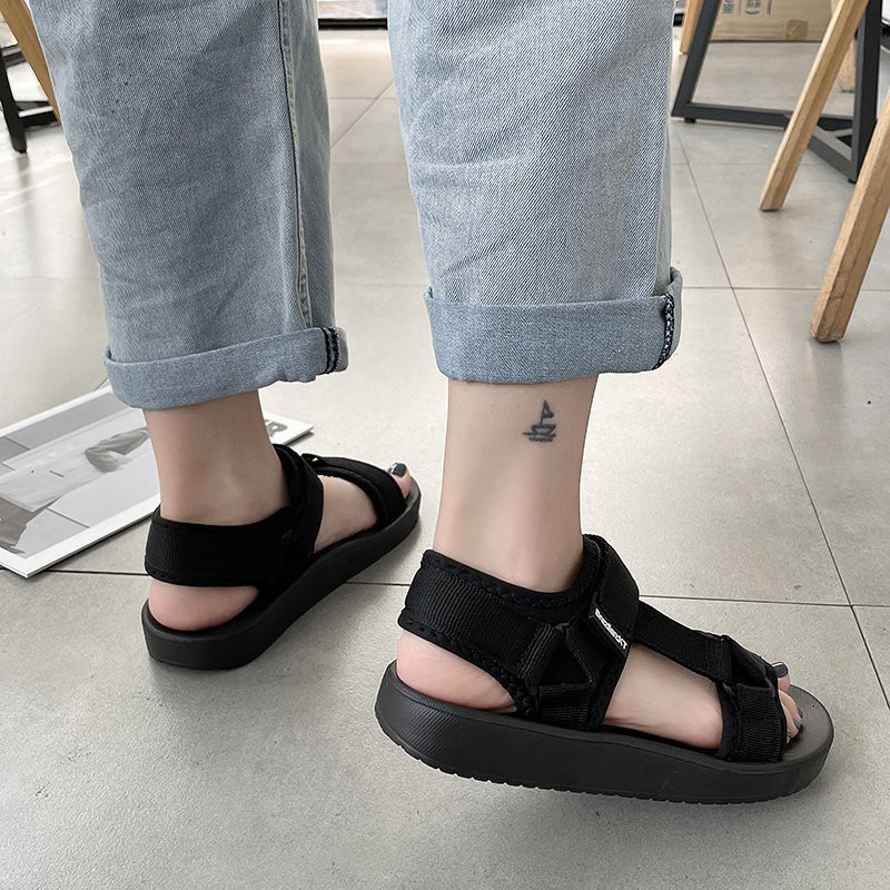 Sandal gunung wanita sol karet Sendal Hiking Wanita Import Korea Sandal Tali Belakang SD-057