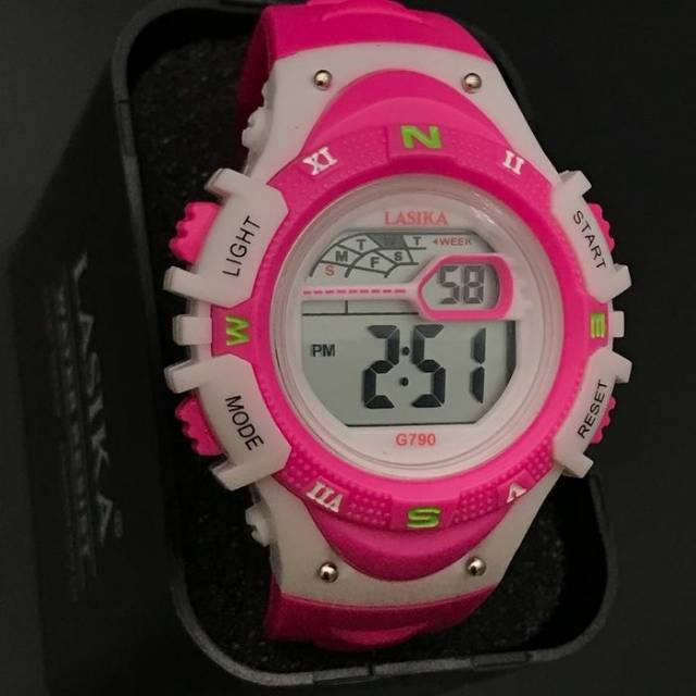 Jam tangan digital Anak Anak Remaja water Resist Lasika 790