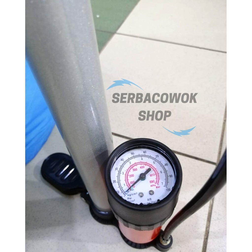 Pompa tabung Stainless Chrome sepeda Mobil Bola Balon serbaguna Camel Berkualitas Termurah