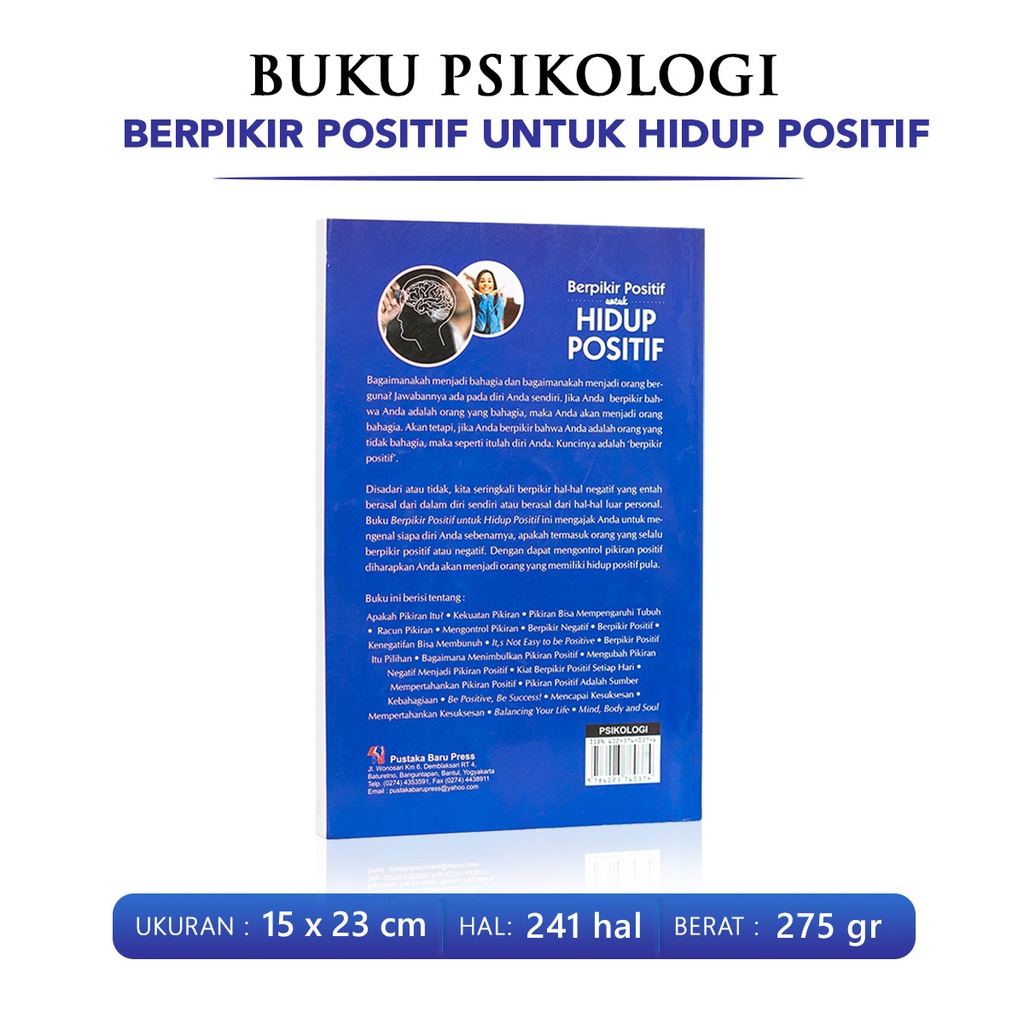 Buku Motivasi Self Improvement Berpikir Positif Untuk Hidup Positif-3