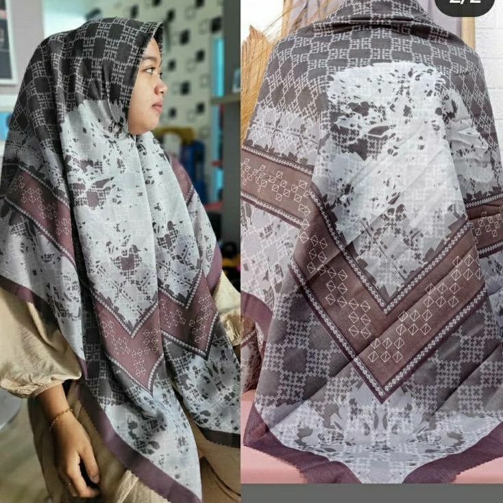 Syar'i Premium Hijab SegiEmpat Voal| Deenay Kw| Deka Premium| Hijab Jumbo 130x130 (Grosir Min 12 Pcs