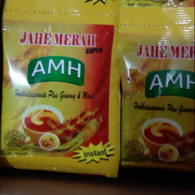 

Jahe merah AMH ori per sachet 100%